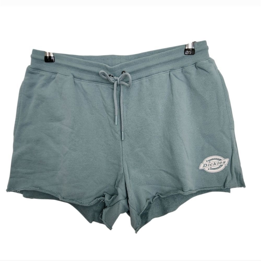 Dickies Women's Juniors Pull-On French Terry Raw Hem Shorts Size XL